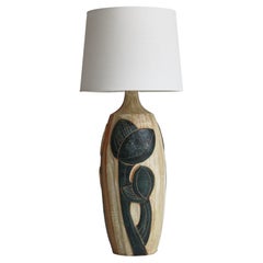 Vintage Huge Ceramics Table Lamp by Noomi Backhausen for "Søholm", Denmark, 1960s