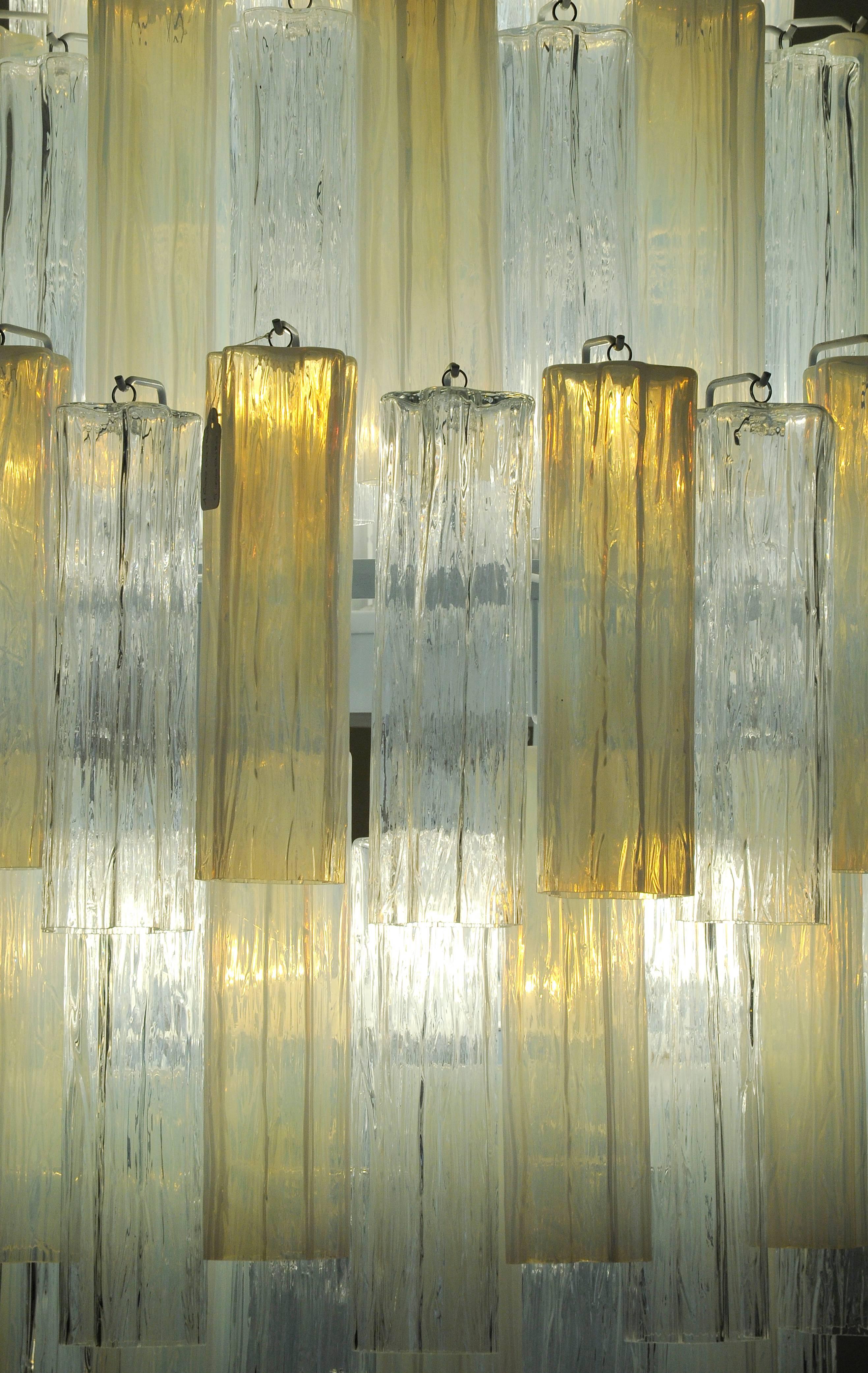Italiano Enorme  Lampadario  di Toni Zuccheri per Venini, anni '60 in vendita
