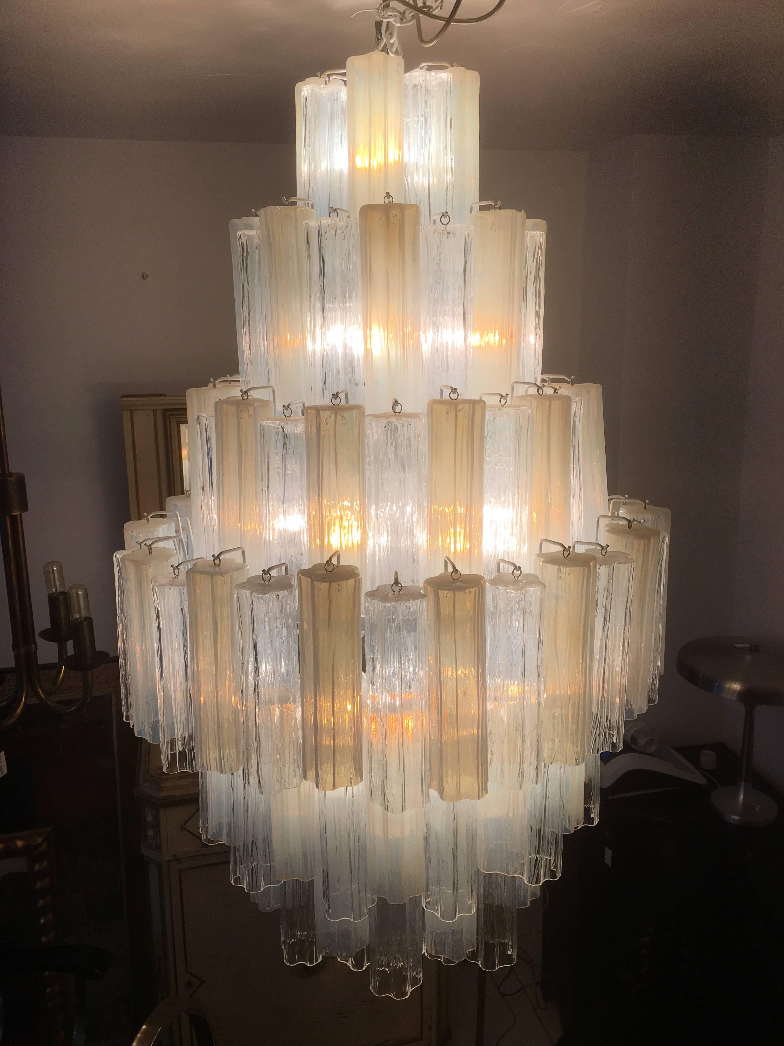 Enorme  Lampadario  di Toni Zuccheri per Venini, anni '60 in vendita 2