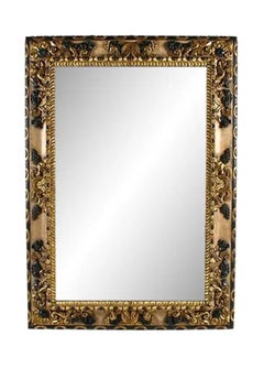 Riesiger Charles Pollock für William Switzer Giltwood & Ebenholz Giltwood-Spiegel