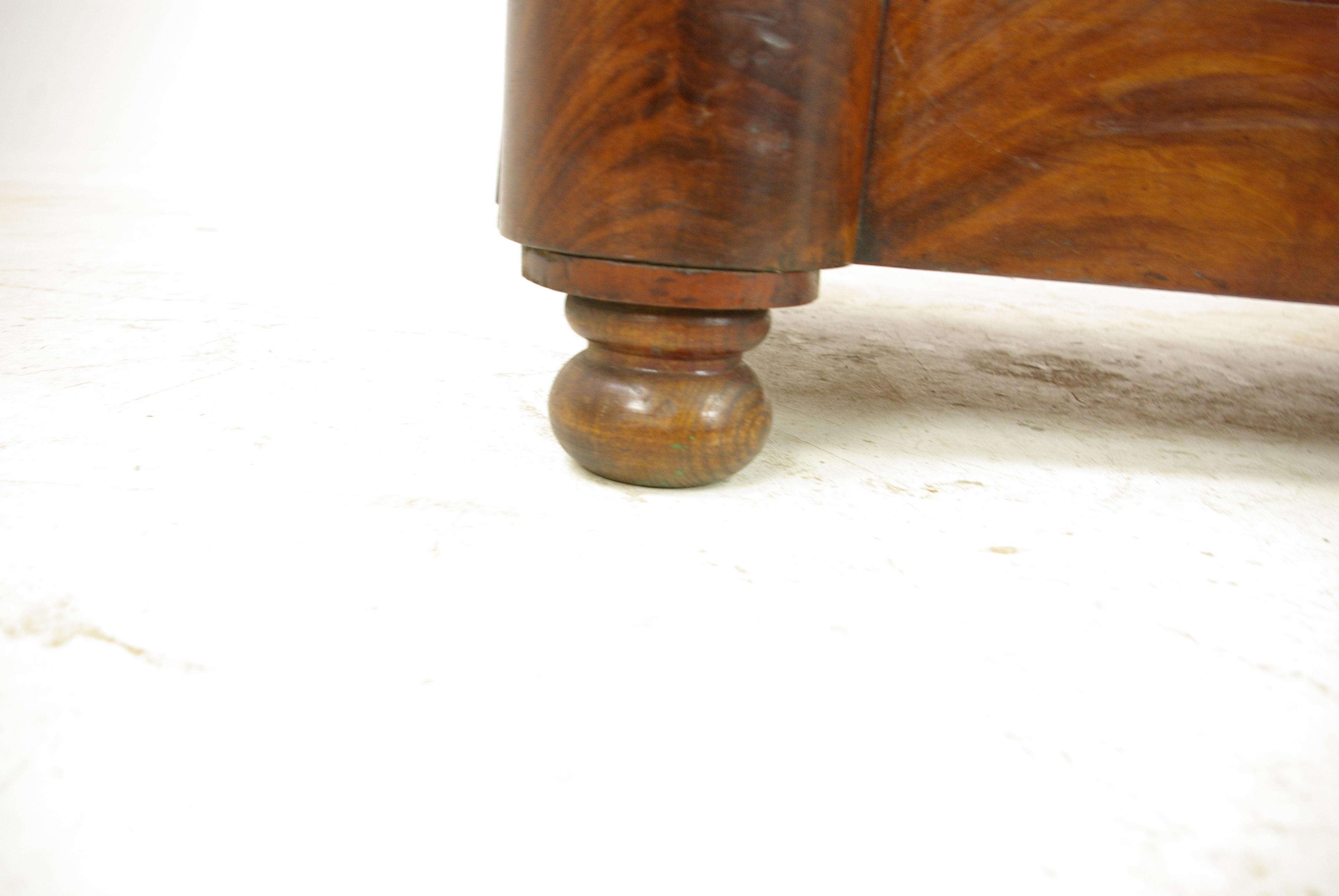 Énorme commode:: commode ancienne en noyer:: Barley Twist:: Écosse:: 1880 4