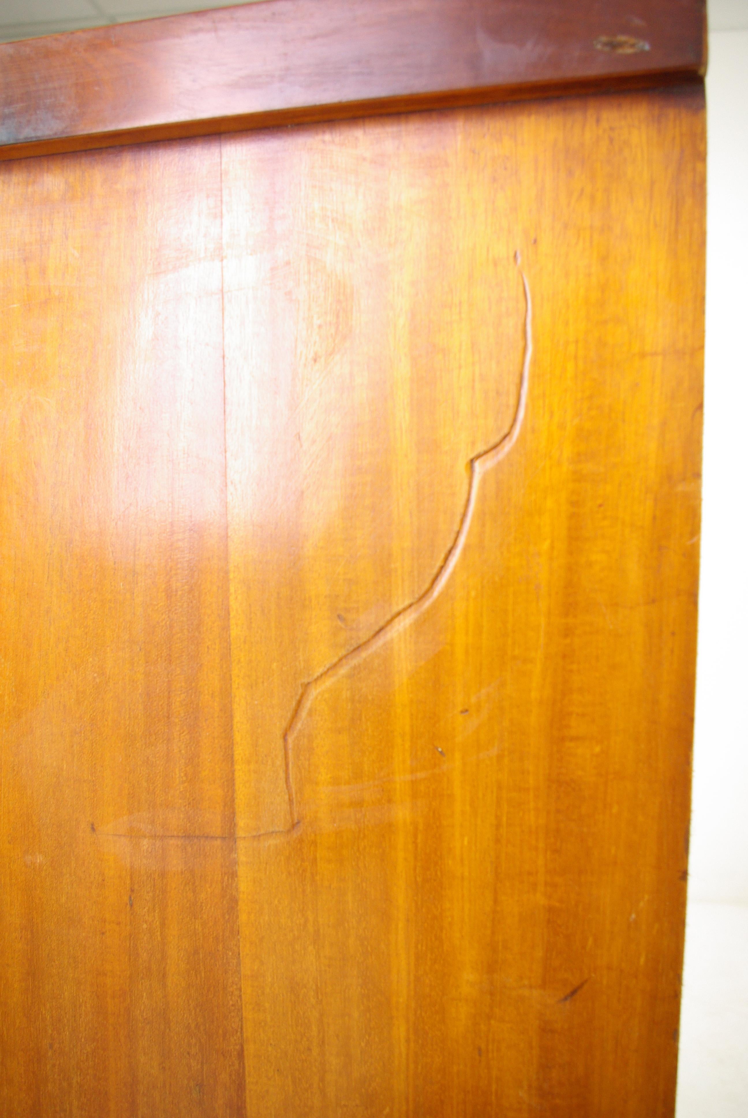Énorme commode:: commode ancienne en noyer:: Barley Twist:: Écosse:: 1880 6