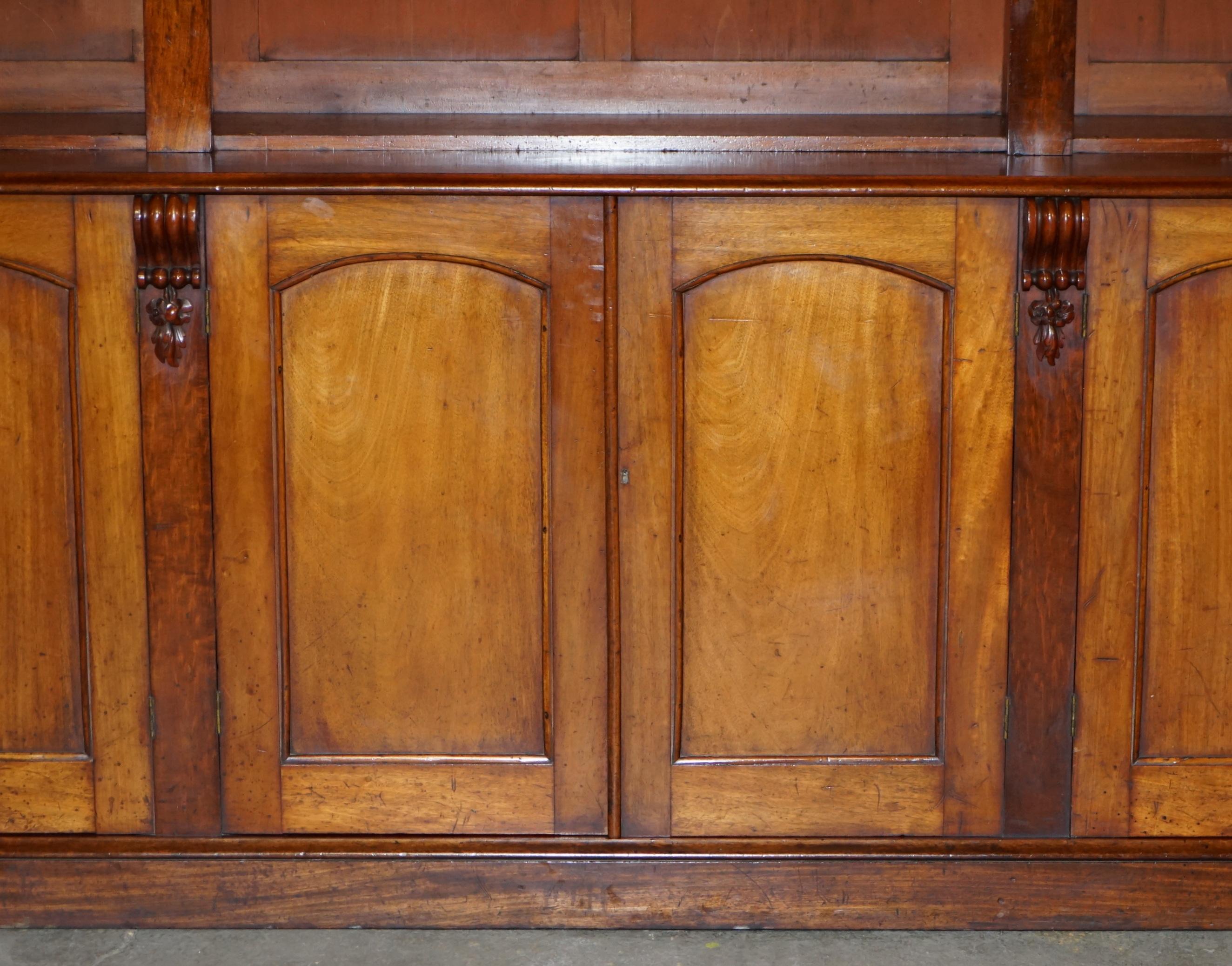 bookcase with cupboard base