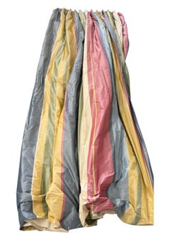 Huge Clarence House Silk Stripe Drapery Panel - 1 of 10