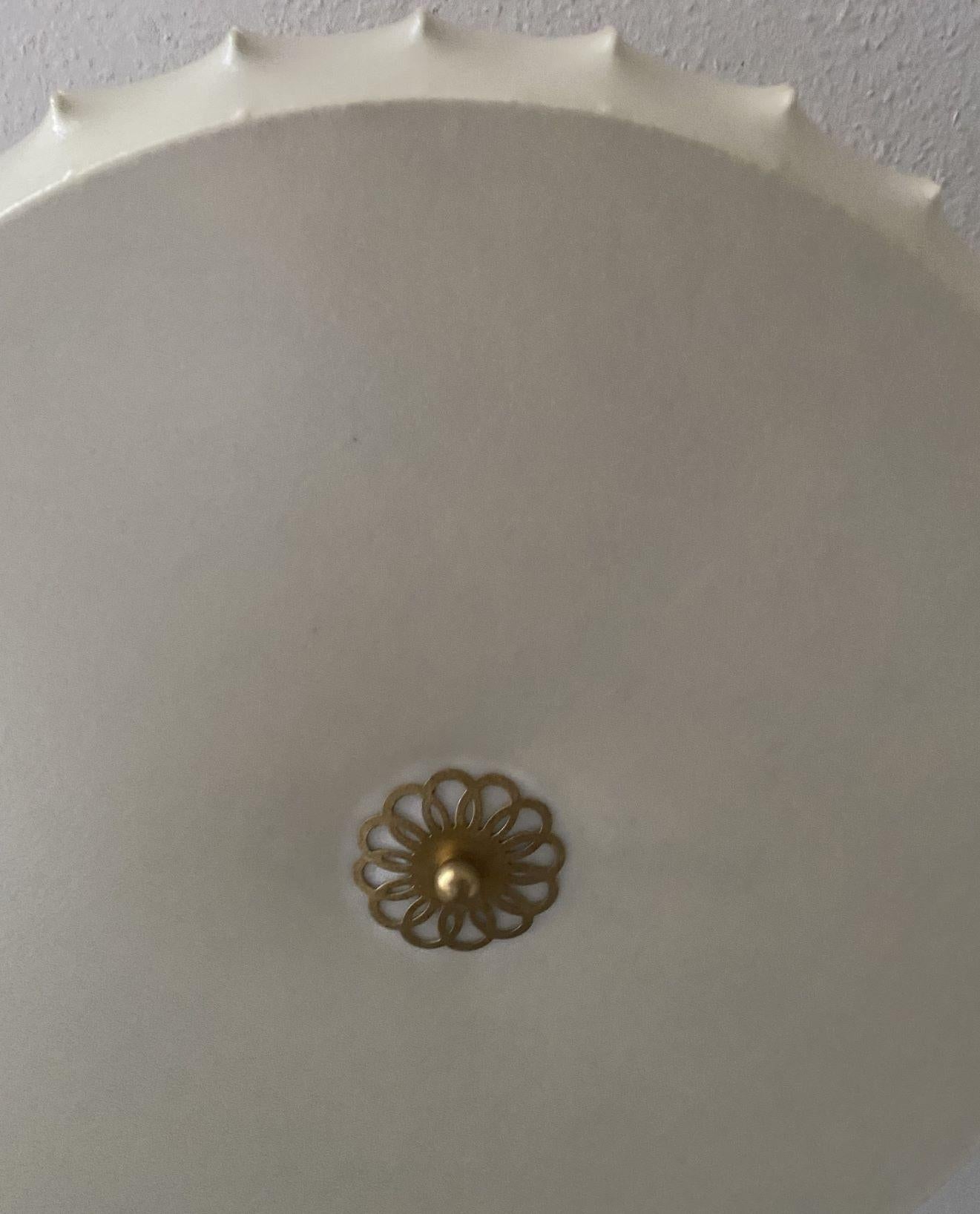 Large Cocoon Flush Mount by Friedel Wauer for Goldkant, Castiglioni, Flos Style 2