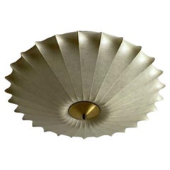 Huge Cocoon Flush Mount by Friedel Wauer for Goldkant, Castiglioni, Flos Style
