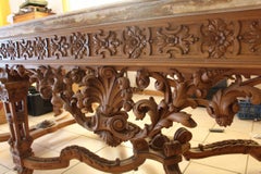 Huge Console Or Table In The Middle Of A Château After A Model From The Château