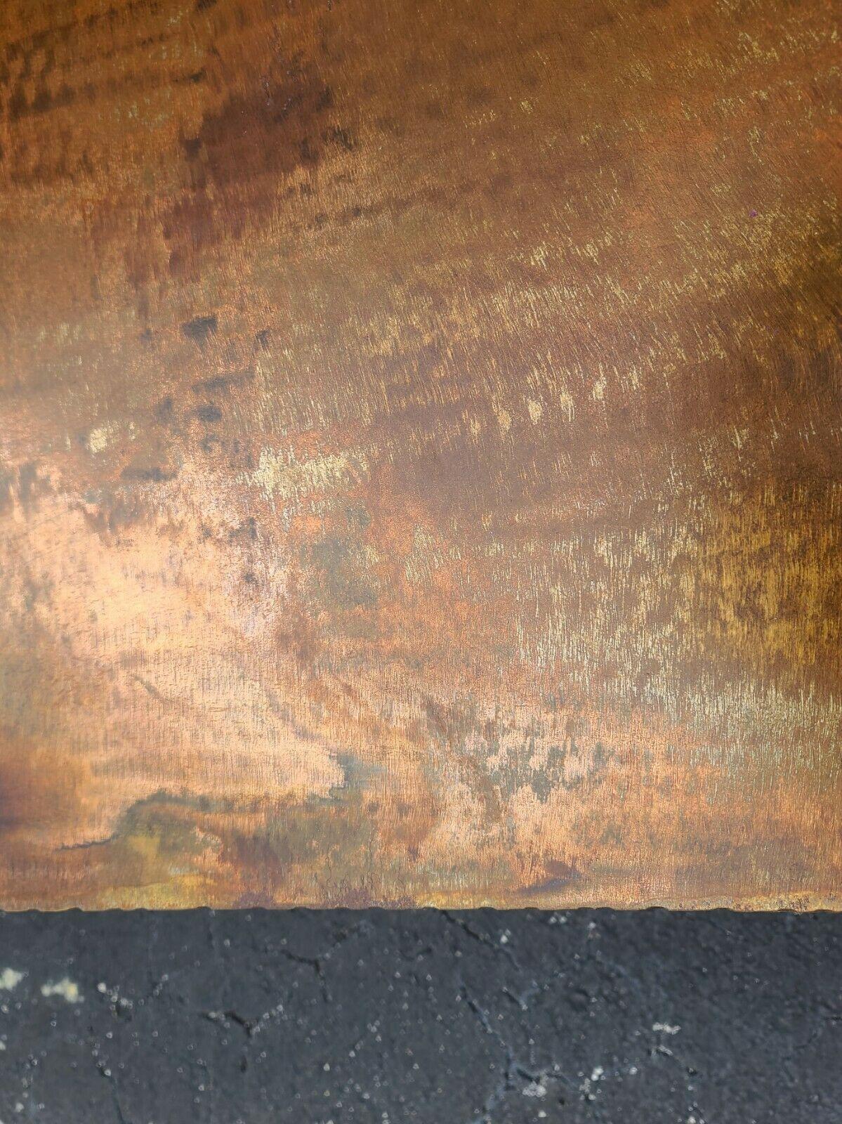 Huge Copper Coffee Cocktail Table For Sale 6