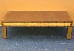 Huge Copper Coffee Cocktail Table