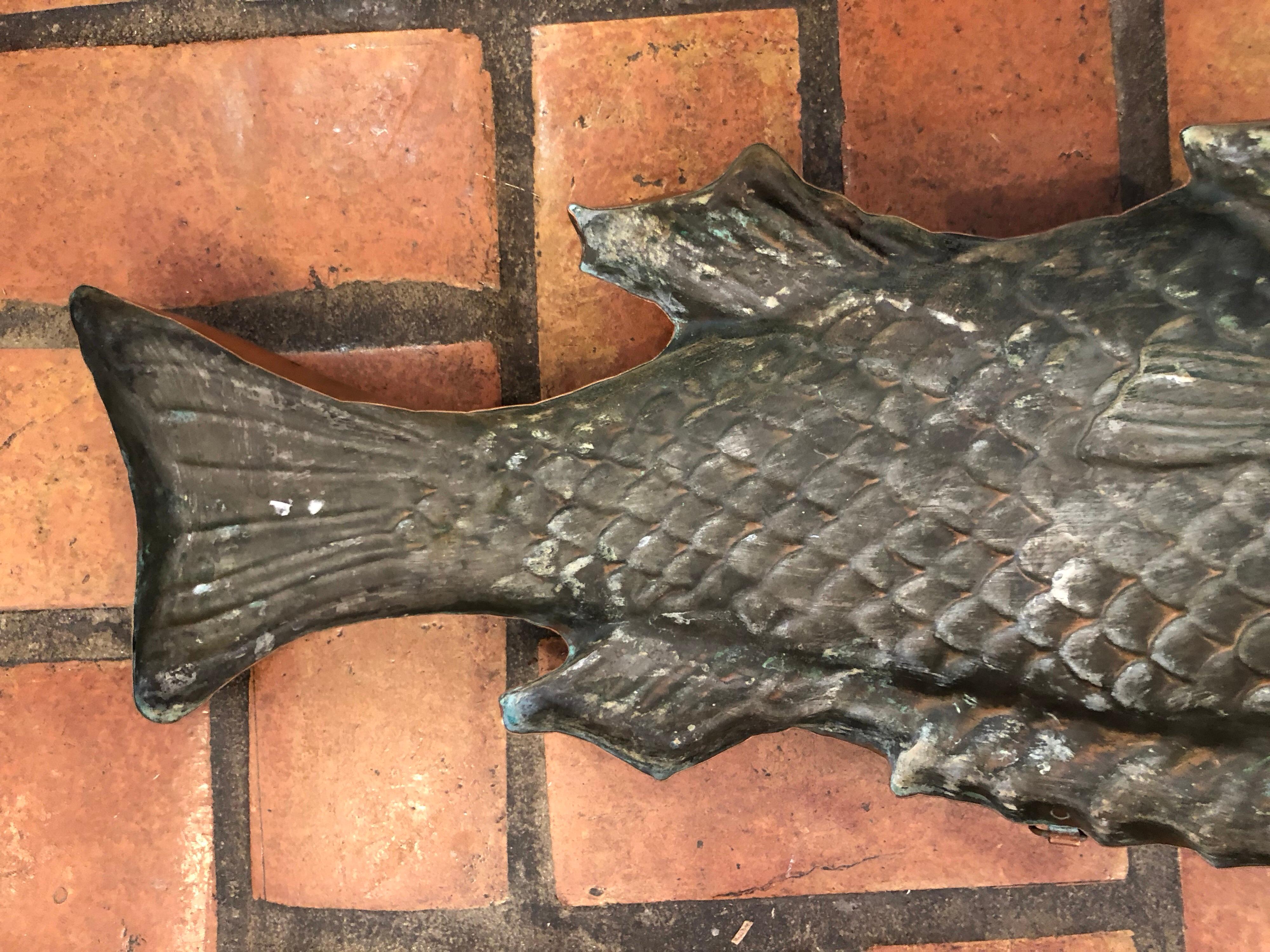 Huge Copper Mold of Fish 4