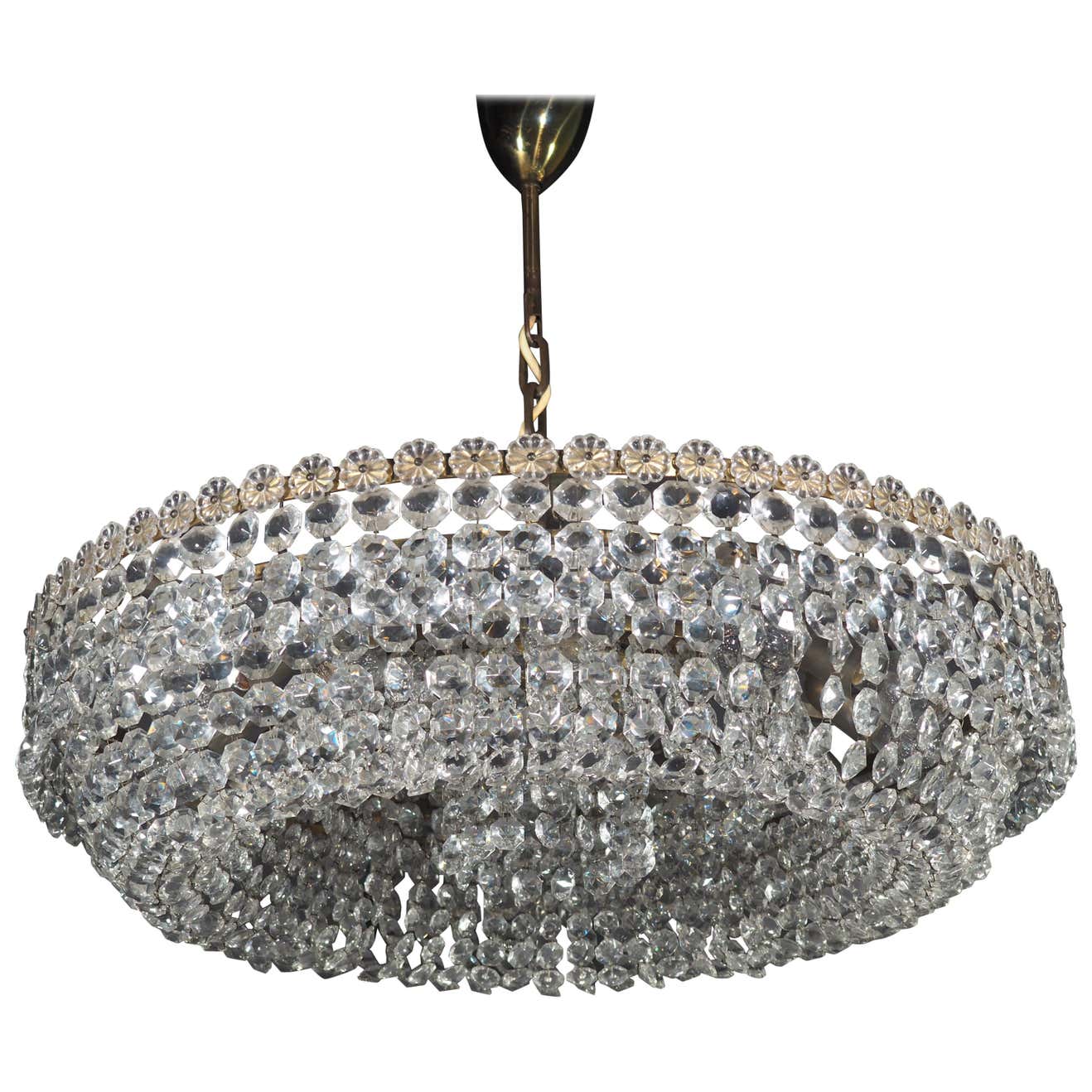 Crystal Art Deco Chandelier