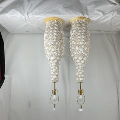 Huge Custom Made Sea Shell Lamps