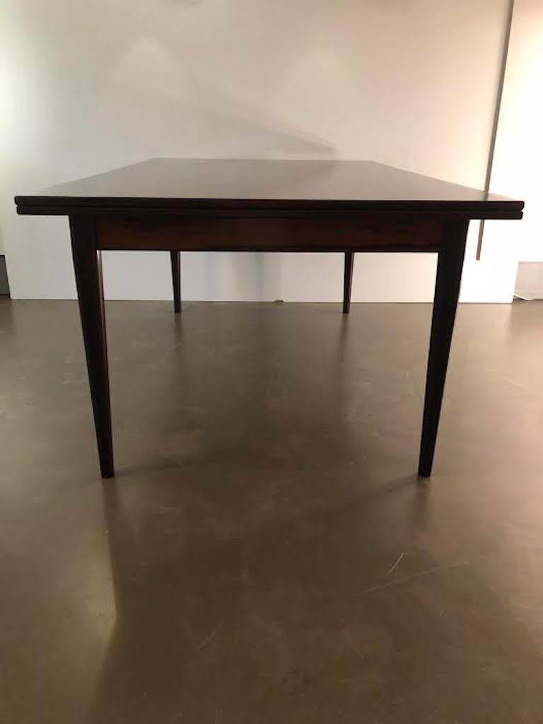 Mid-20th Century Huge Danish Rosewood Dining Table Designed by Johannes Andersen