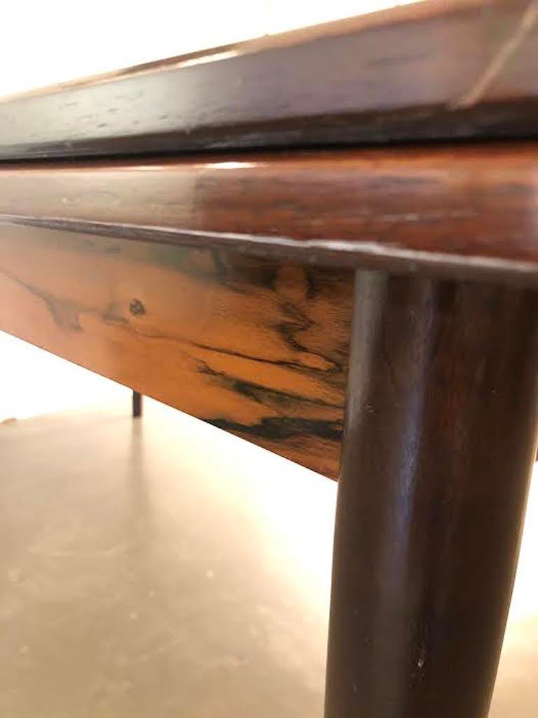 Huge Danish Rosewood Dining Table Designed by Johannes Andersen 1