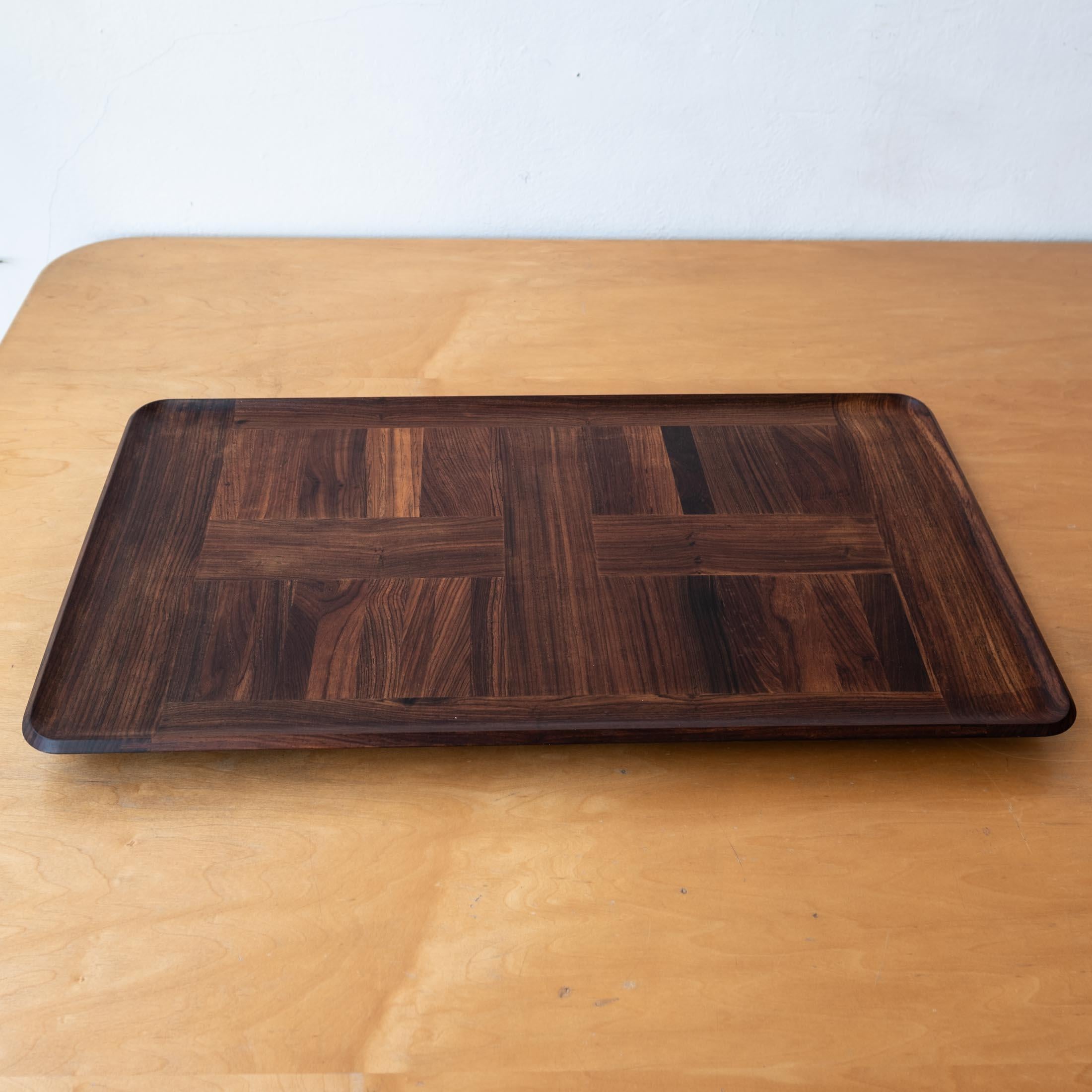Enorme bandeja Dansk Rare Woods Cocobolo de Jens Quistgaard 6