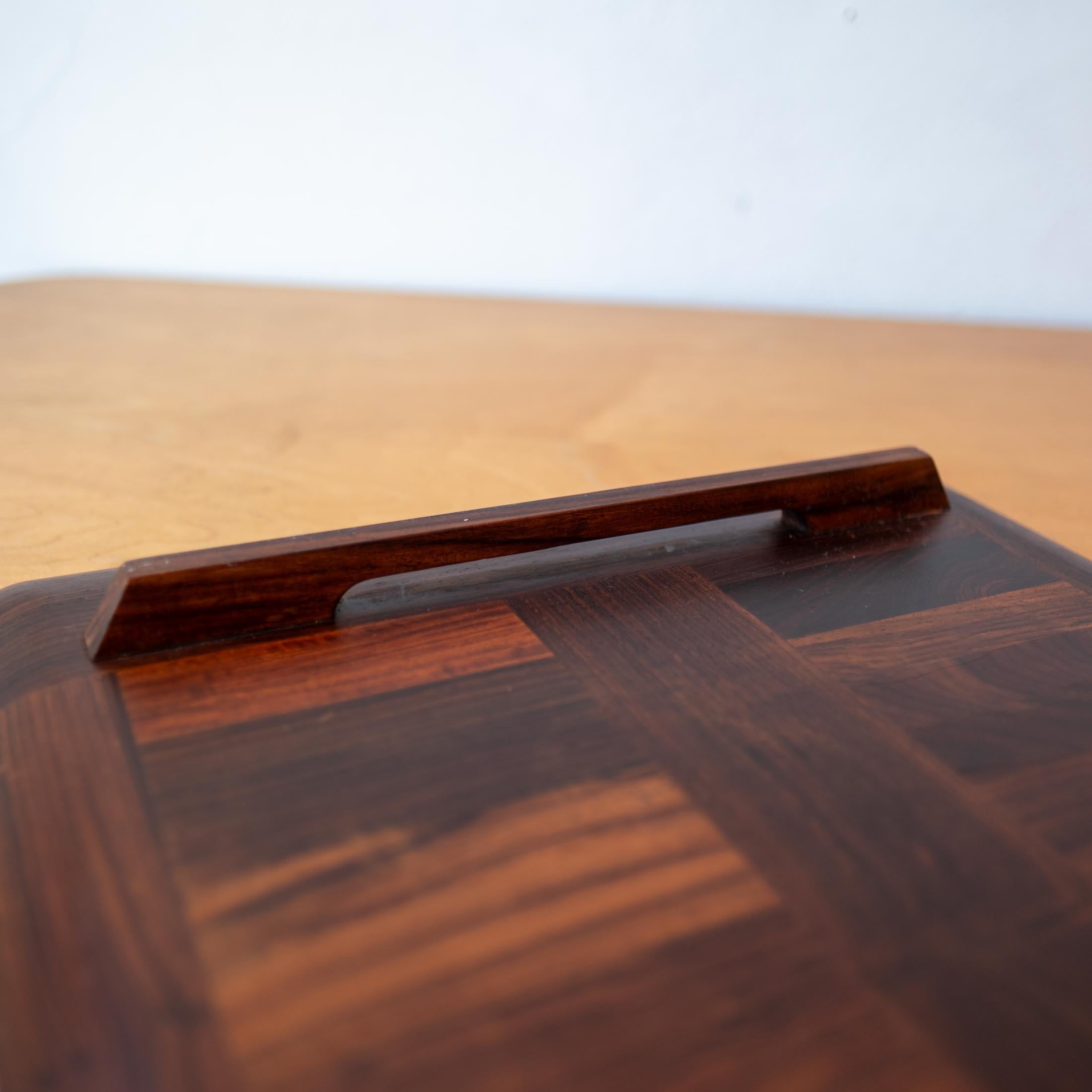 Enorme bandeja Dansk Rare Woods Cocobolo de Jens Quistgaard 1