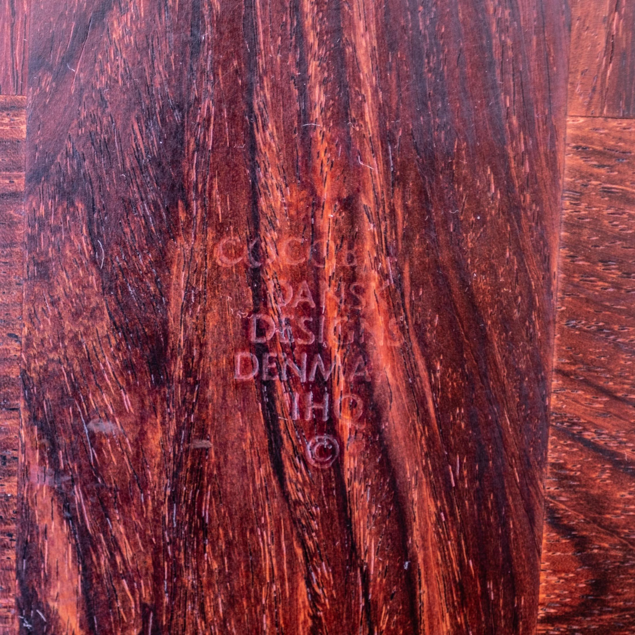 Enorme bandeja Dansk Rare Woods Cocobolo de Jens Quistgaard 2