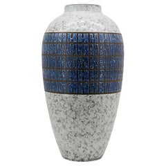 Énorme vase décoratif en céramique allemande du milieu du siècle, années 1970, peut-être une lampe