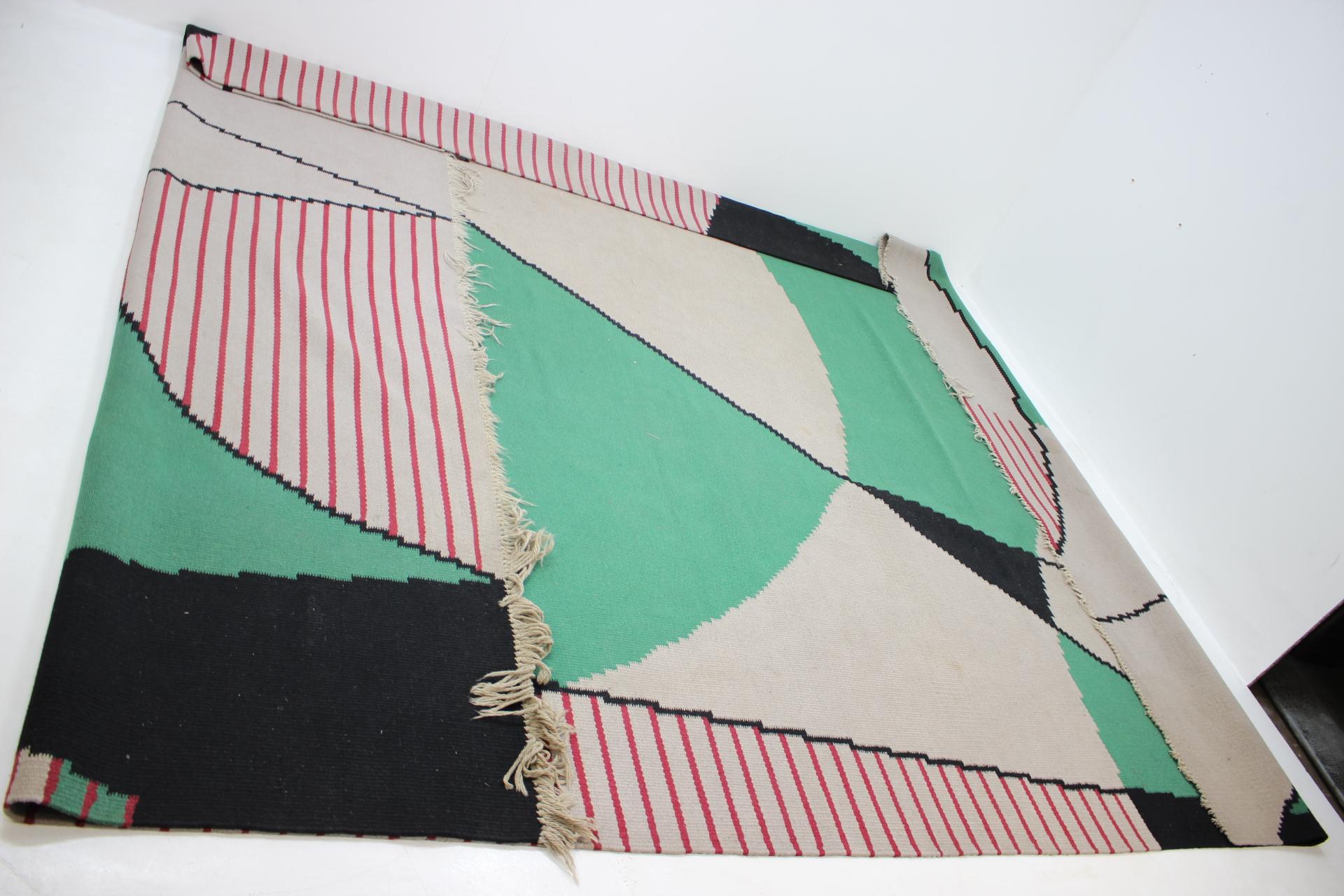Großer geometrischer Teppich im Huge Design, 1960er Jahre (Wolle) im Angebot