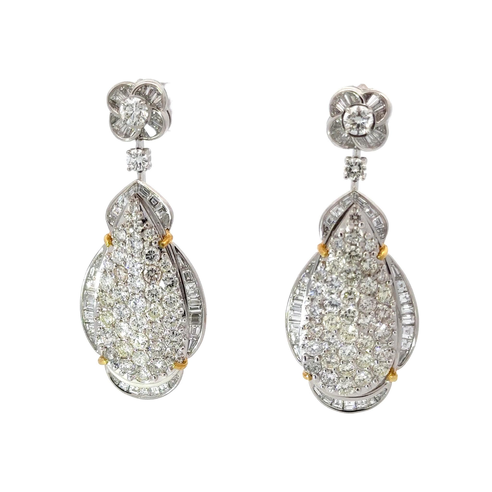 massive diamond earrings