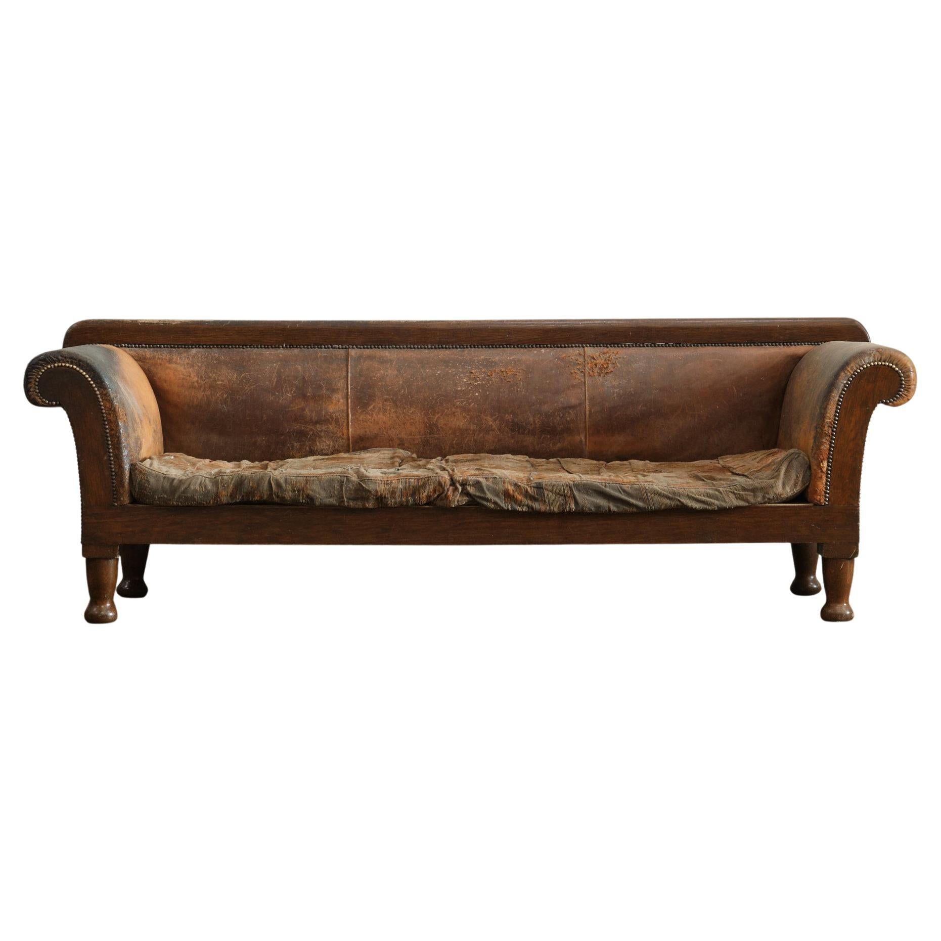 Huge early 20th century country house sofa