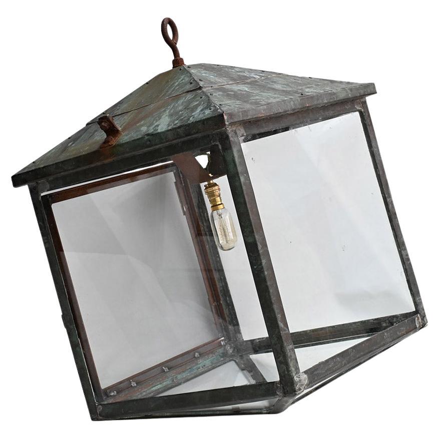 Huge Early 20th Century English Lantern For Sale