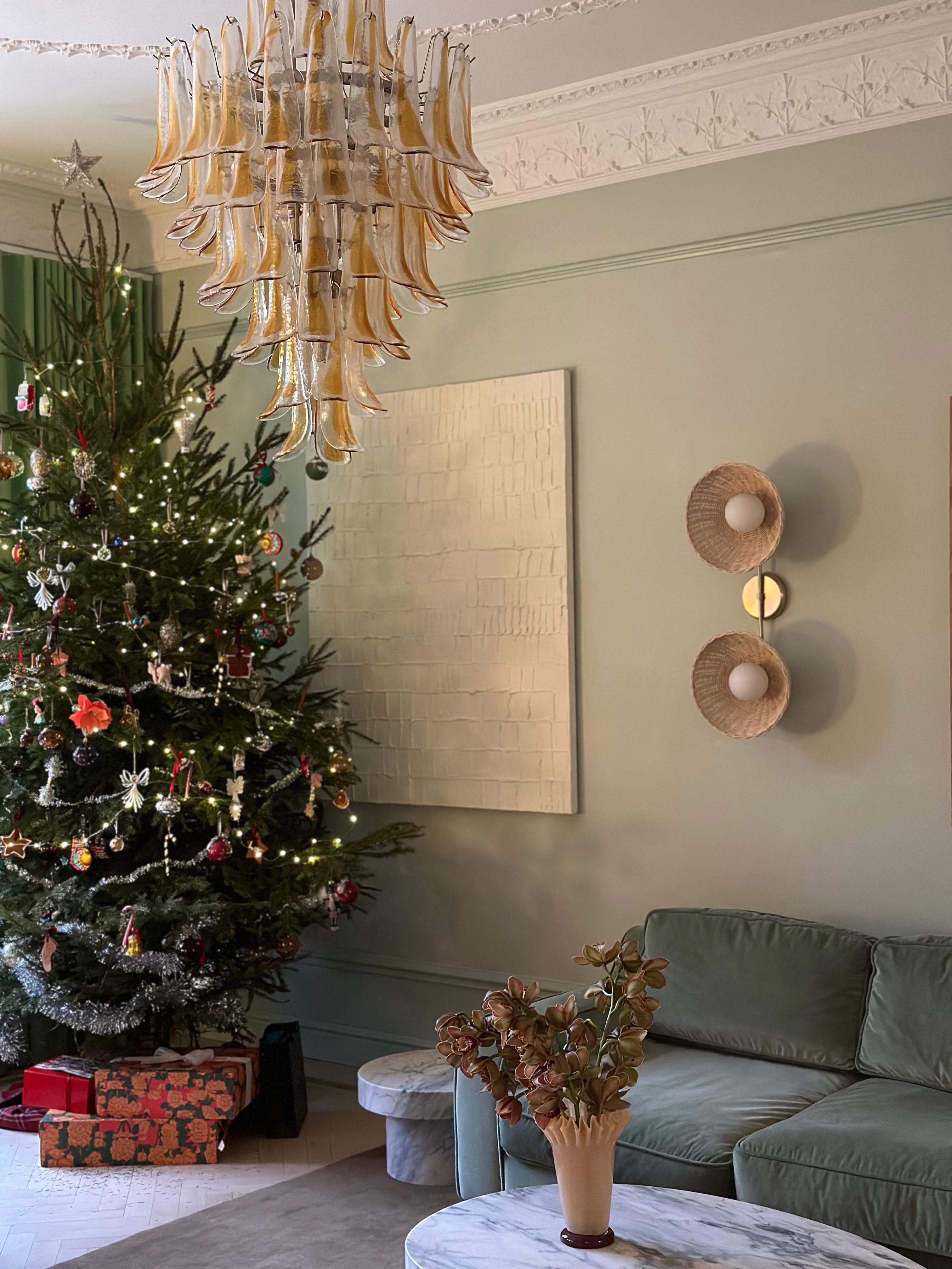 Huge Eclectic Amber Colored Murano Chandelier. Size XXL For Sale 3