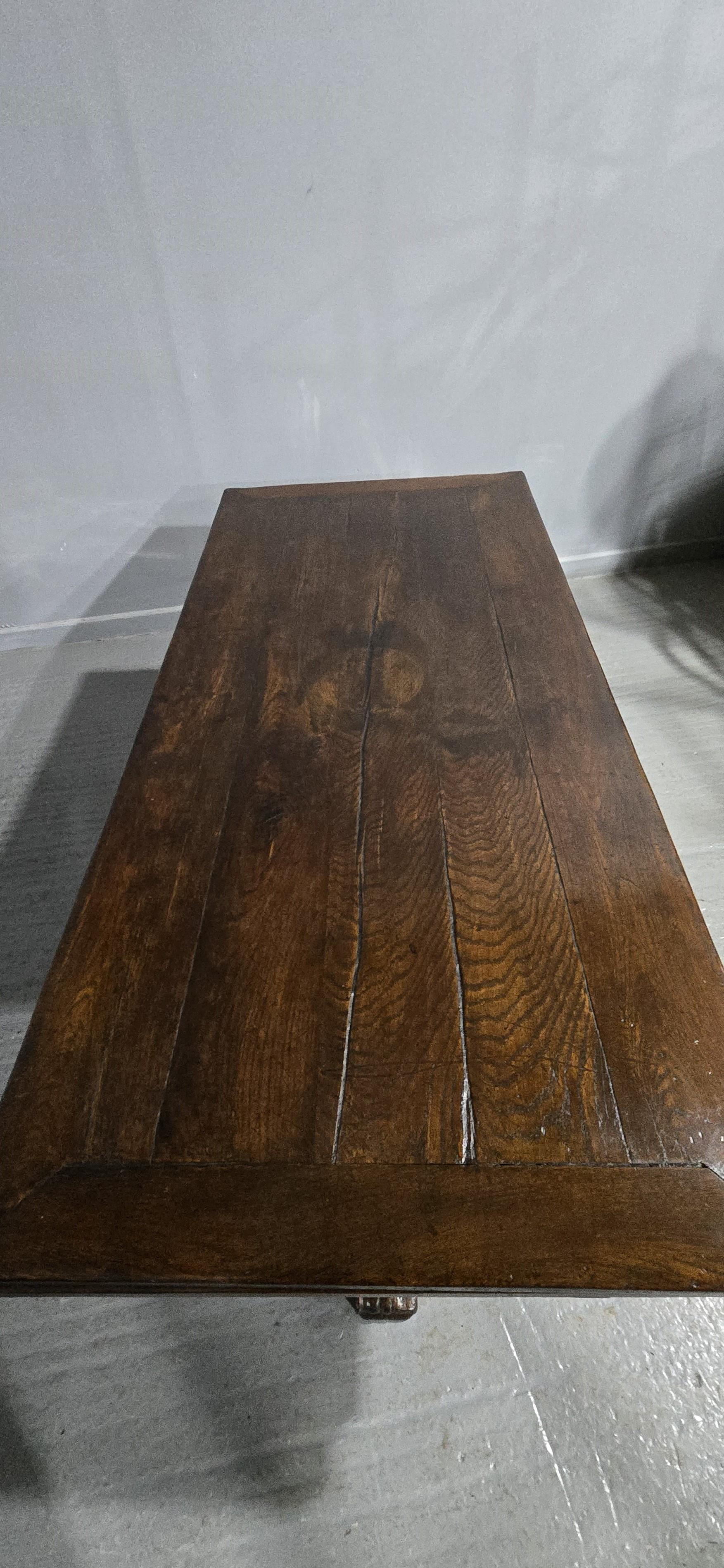 19th Century Huge Elizabethan Oak Refrectory Dining Table For Sale