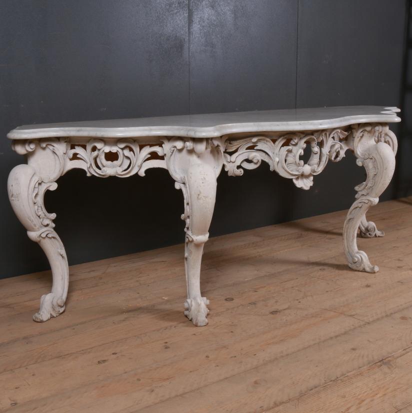 Huge English Console Table 5