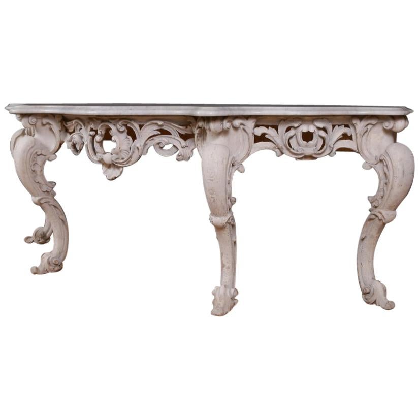 Huge English Console Table