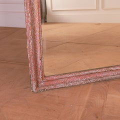 Huge English Painted Mirror