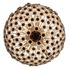 Très grand plafonnier encastré de Palwa, années 1960