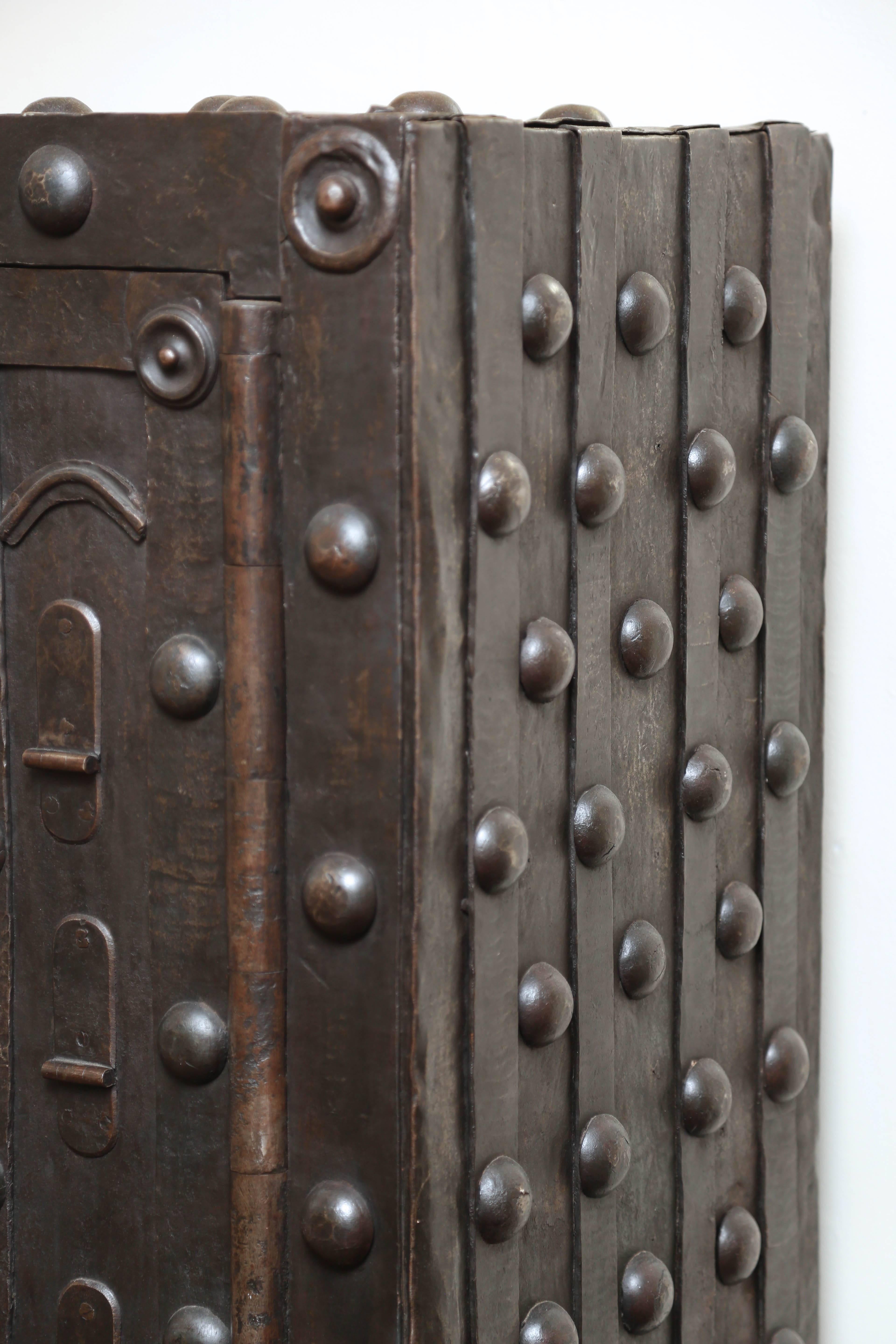 Other Huge Four Key Hobnail Safe Bologna, Italy, circa 1650s-1690s For Sale