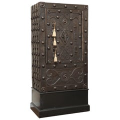 Huge Four Key Hobnail Safe Bologna, Italy, circa 1650s-1690s