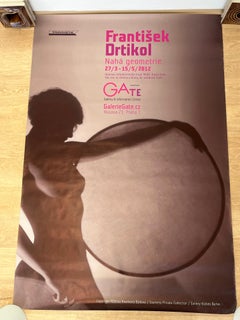 Huge Frantisek Drtikol Exhibition Poster in Prag, Czechoslovakia, 2003