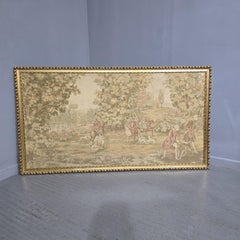 Huge French Framed Tapestry