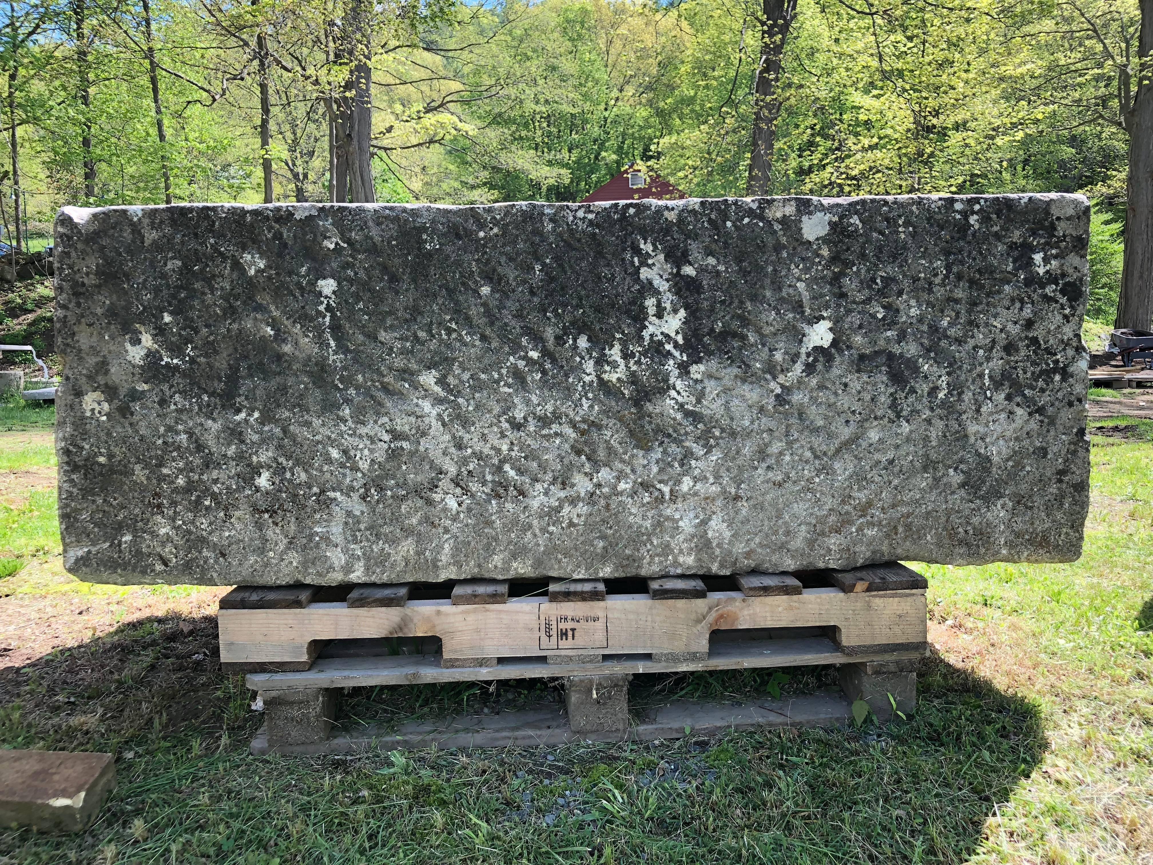 Huge French Hand-Carved Limestone Trough 4