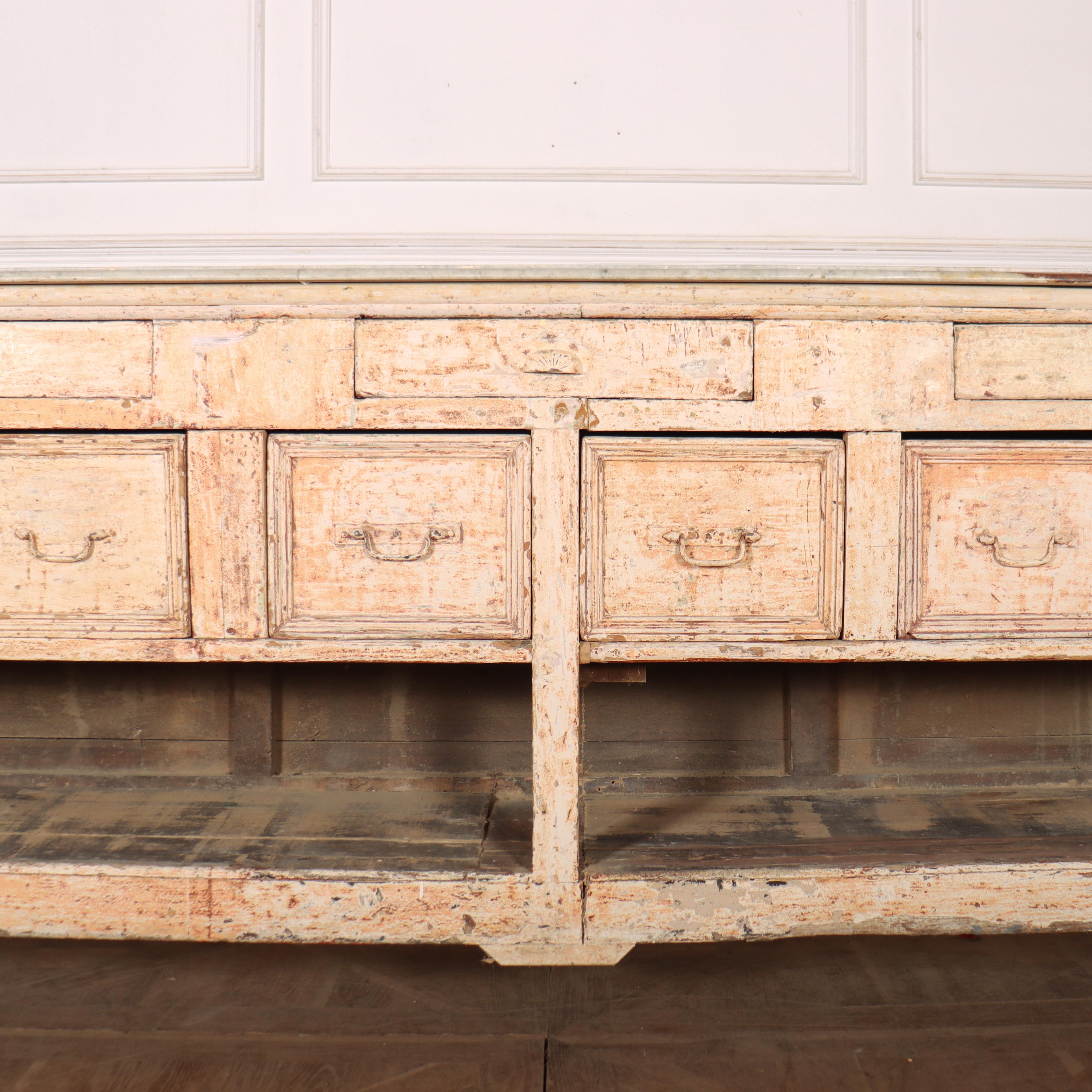 Huge French Original Painted Shop Counter 8