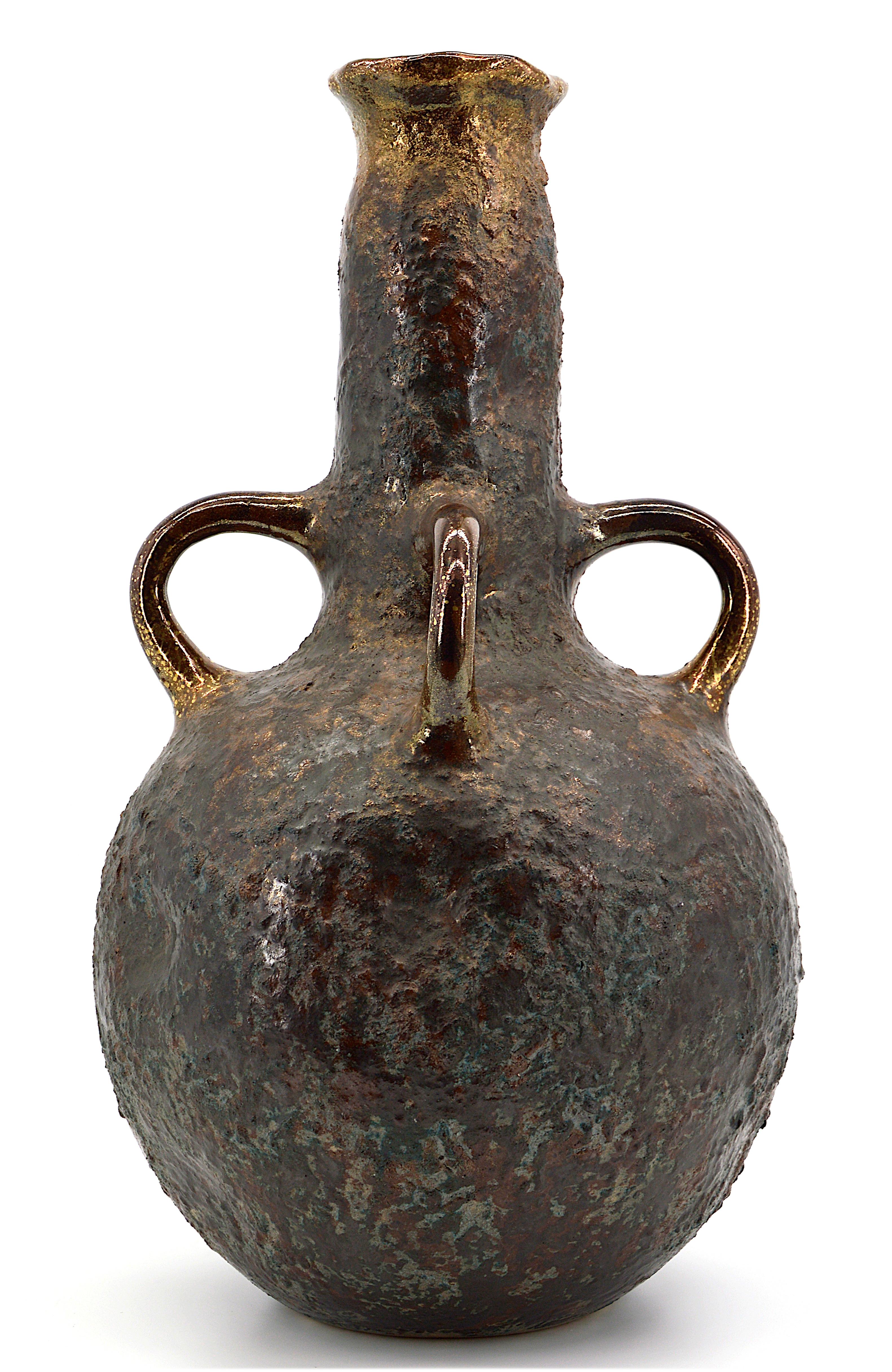 Huge French Stoneware Vase, 20th Century For Sale 1