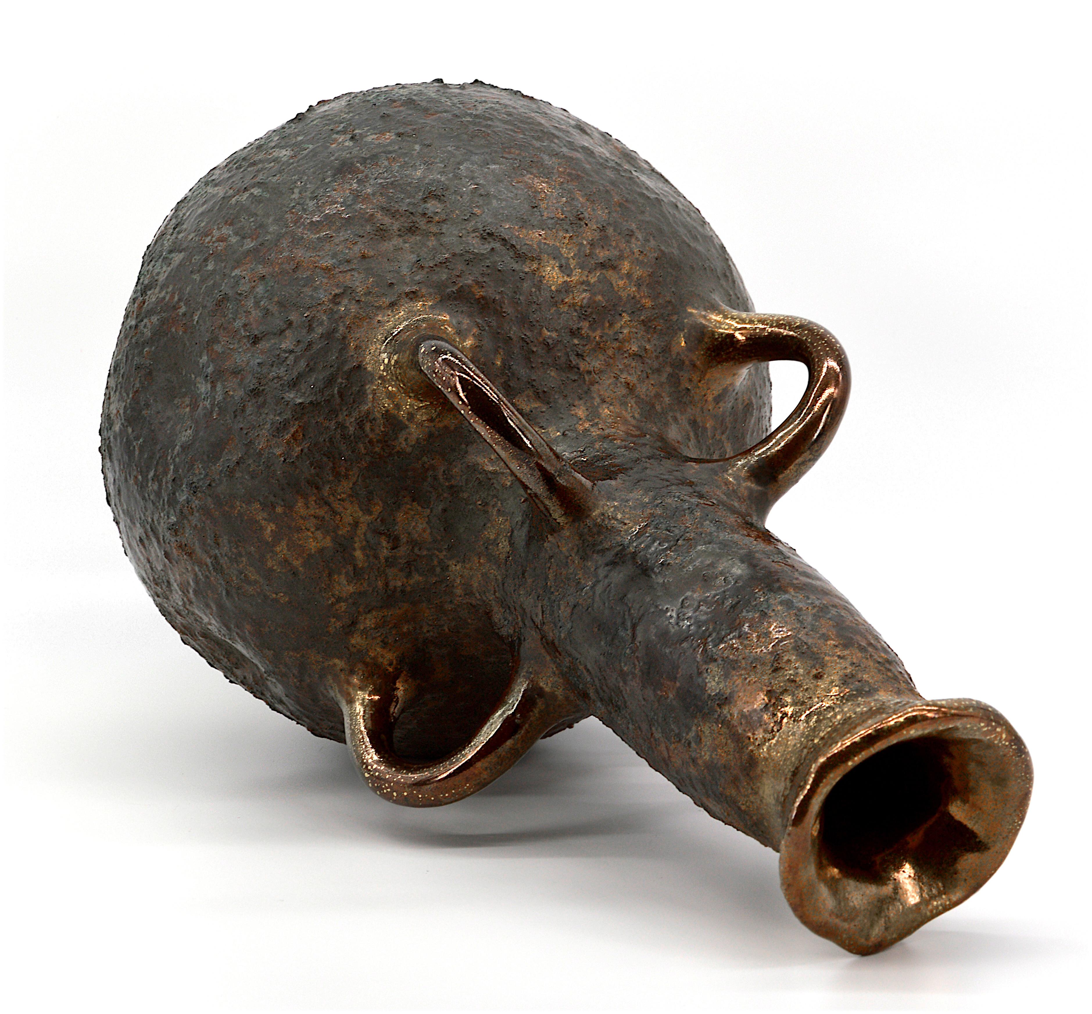 Huge French Stoneware Vase, 20th Century For Sale 3