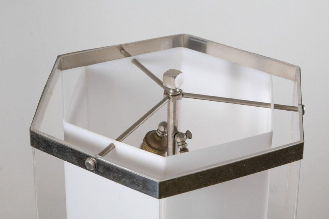 Late 20th Century Énorme lampe de table Gaetano Sciolari des années 70 en vente