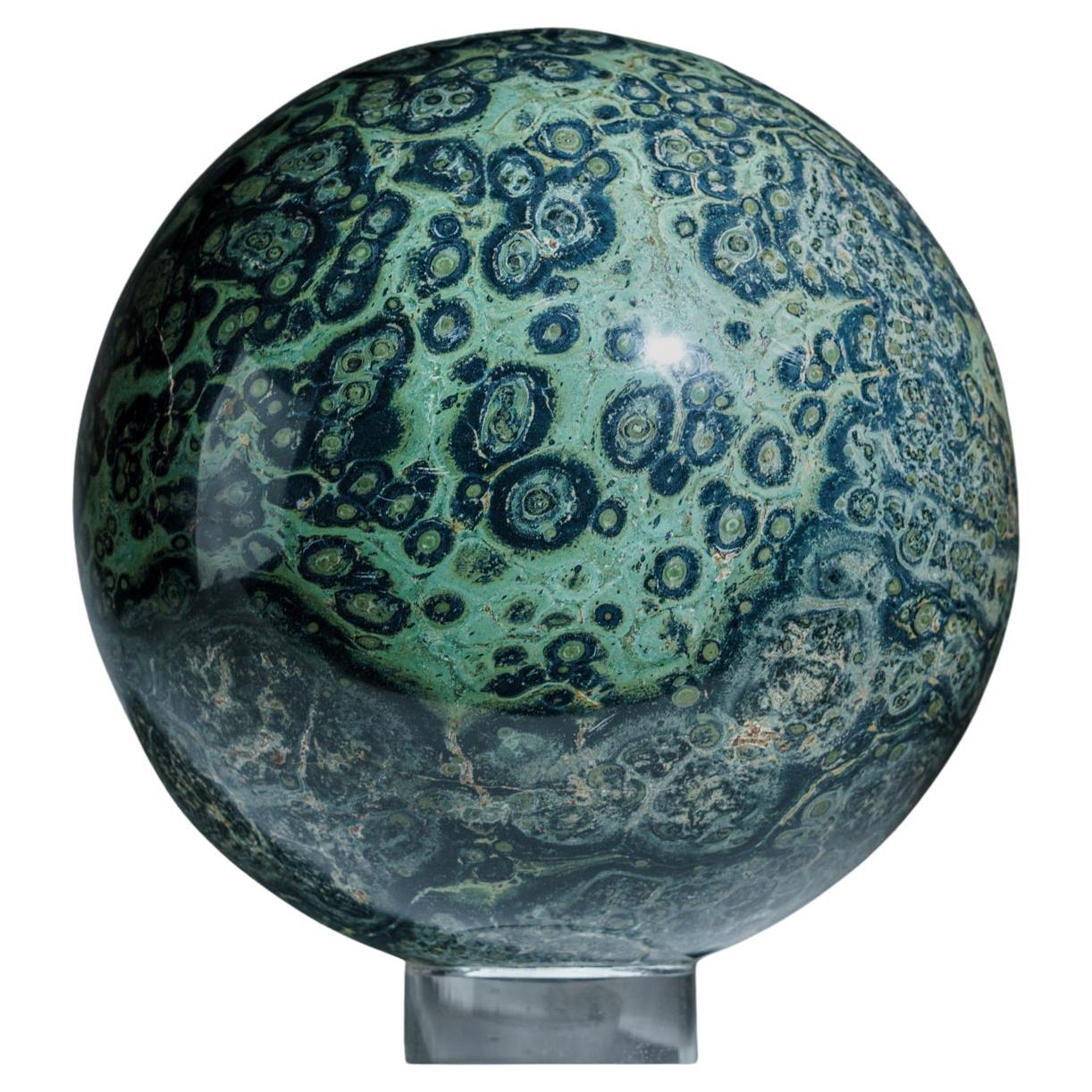 Grande sphère en jaspe Kambaba polie authentique (48 lbs)
