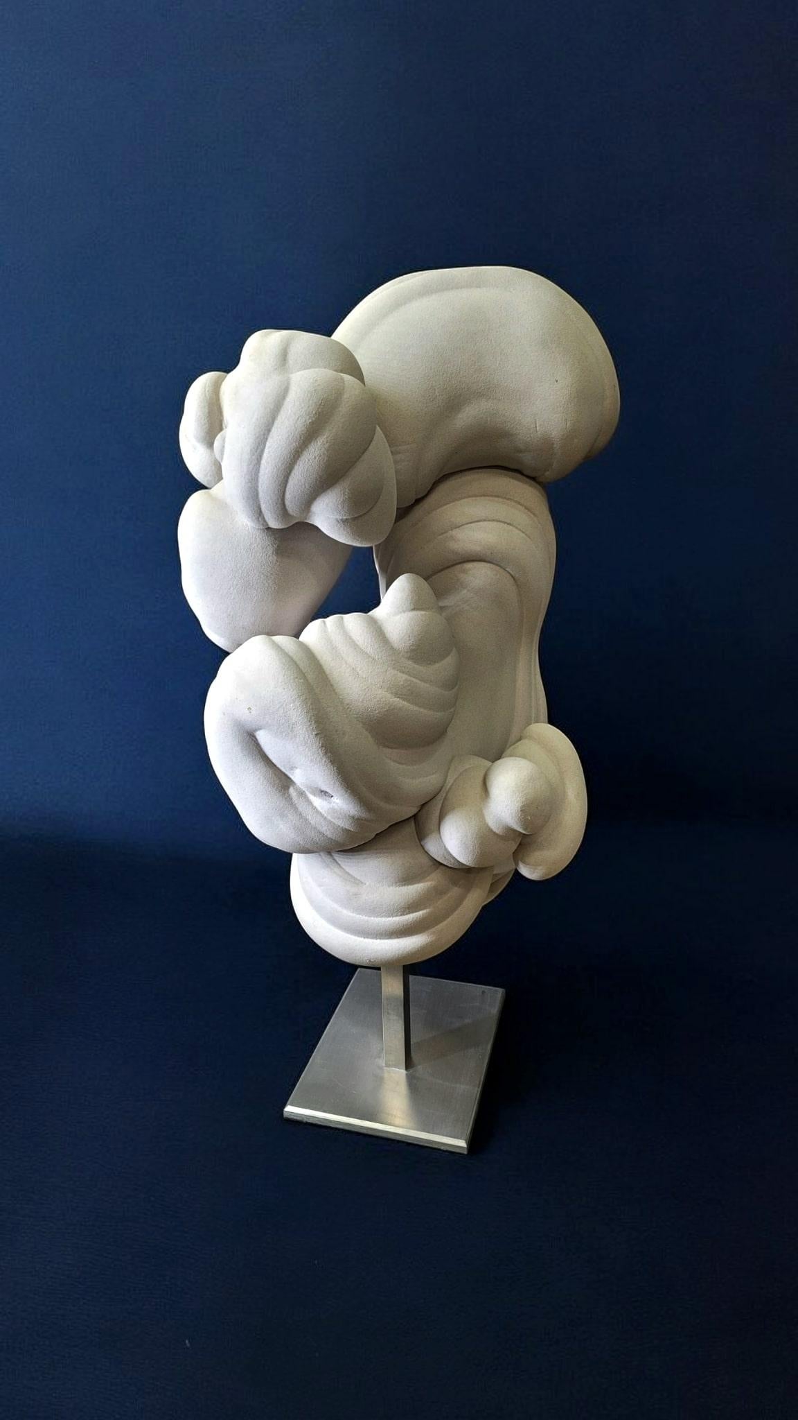 Gogotte enorme con foro, scultura naturale in vendita 4