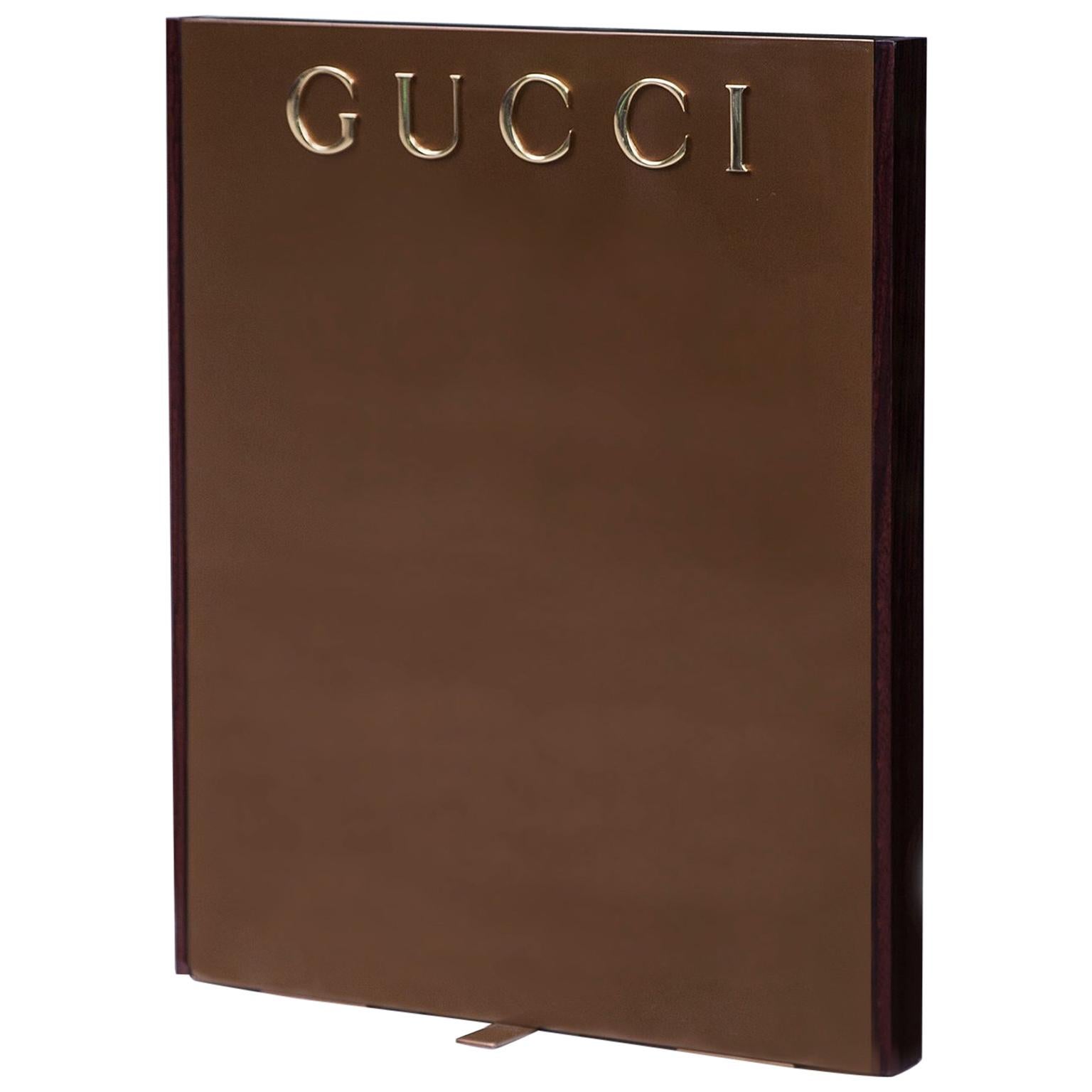 Enorme espositore pubblicitario Gucci in vendita