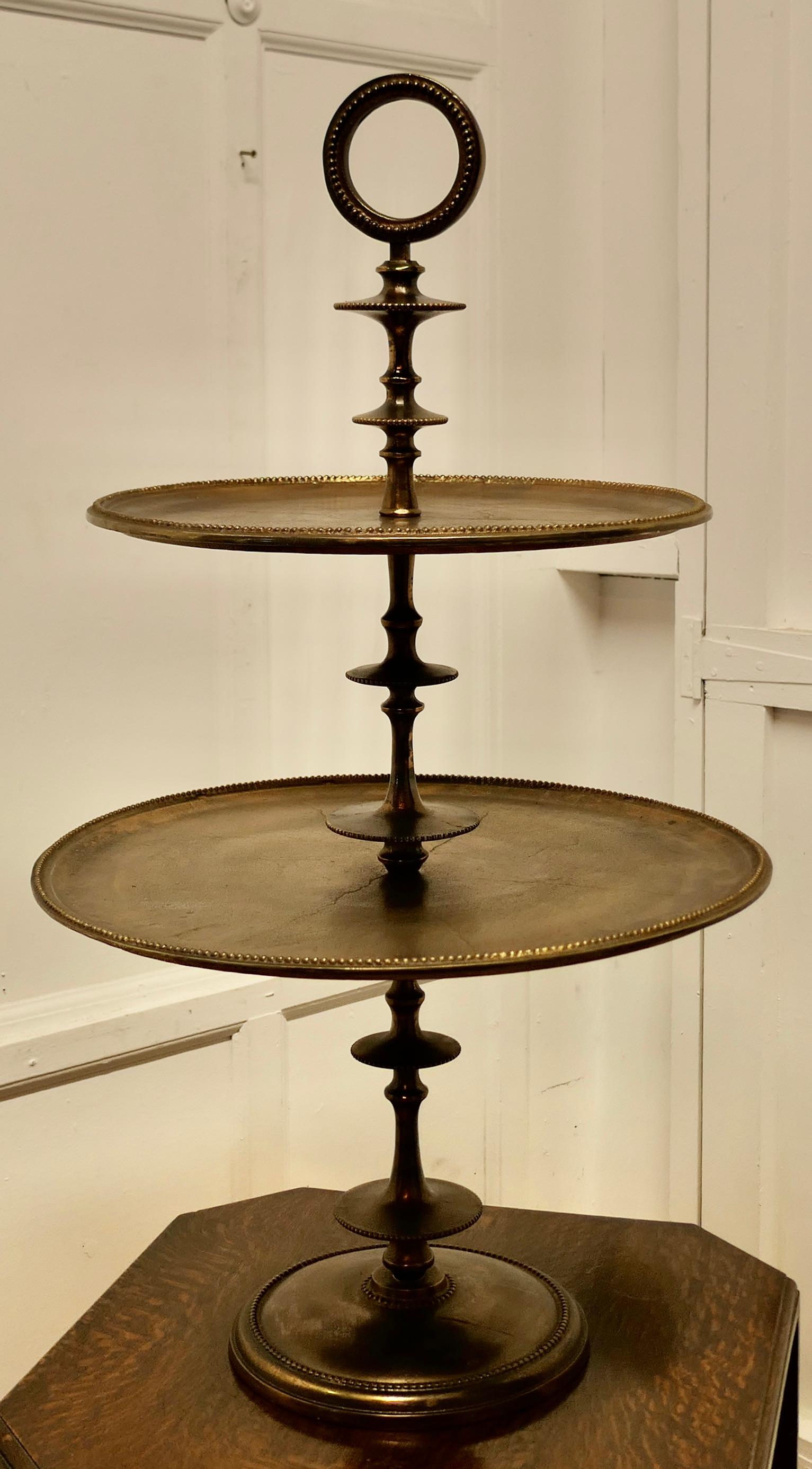 Art Deco Huge Gueridon Cake Stand or Dumb Waiter   A charming and unusual piece For Sale