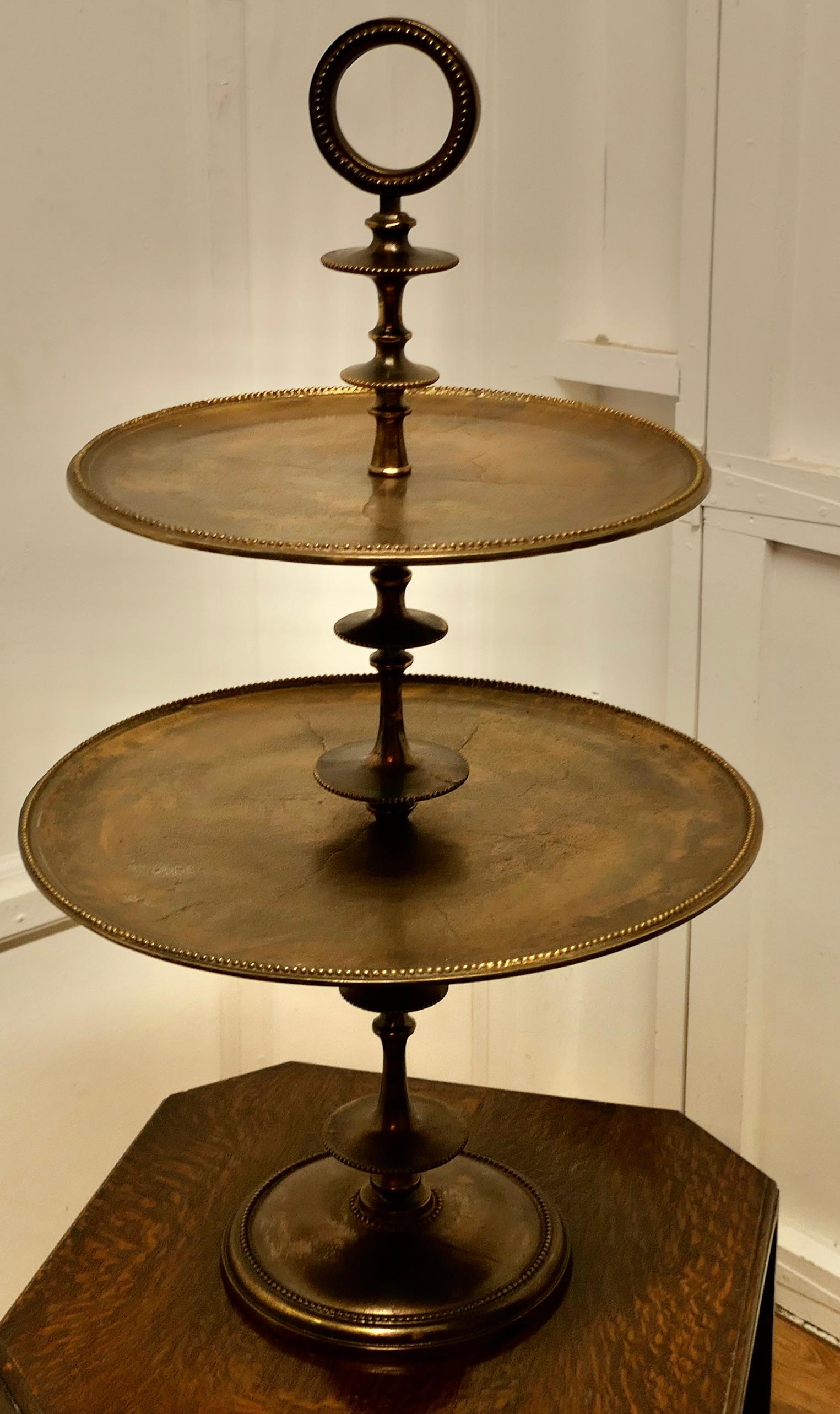 Huge Gueridon Cake Stand or Dumb Waiter   A charming and unusual piece  In Good Condition For Sale In Chillerton, Isle of Wight