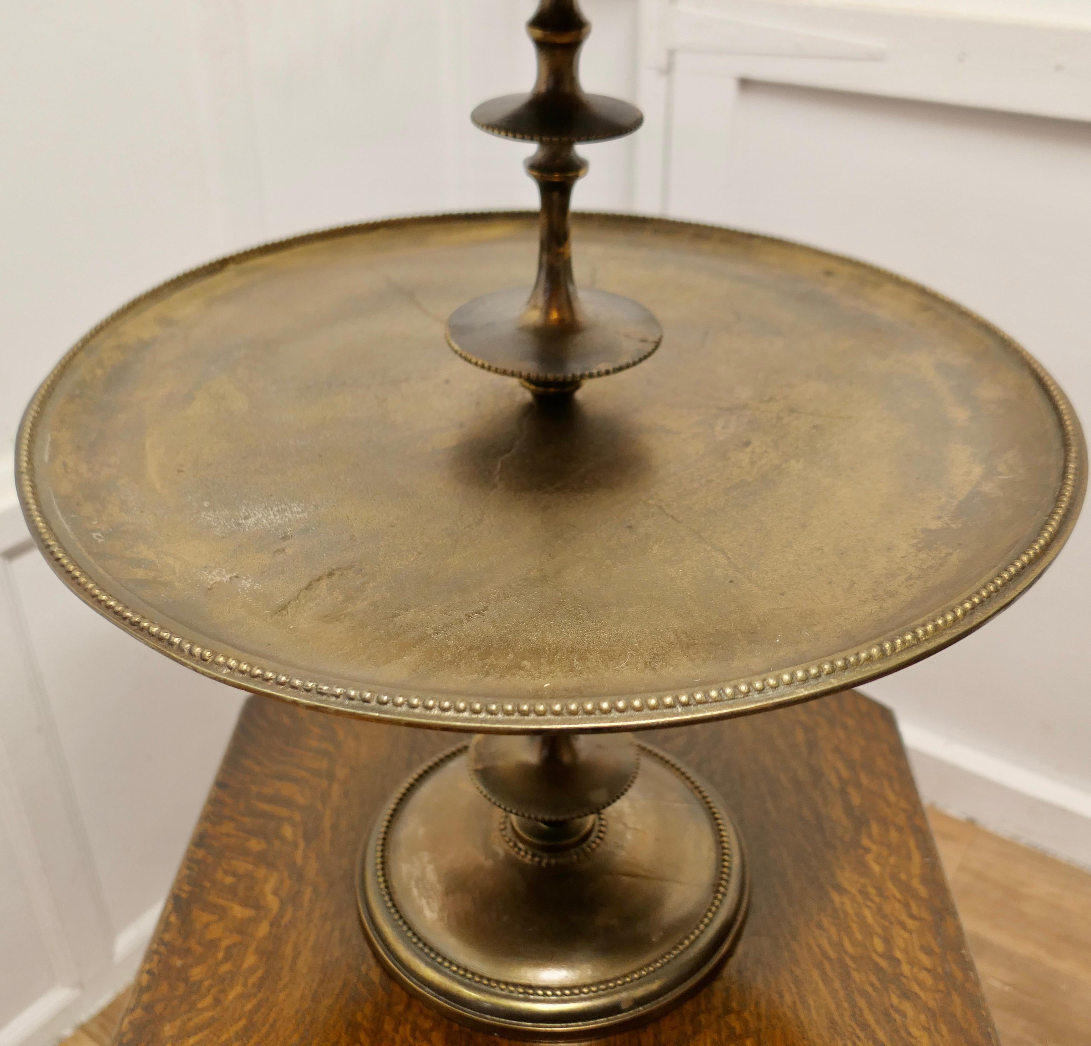 Early 20th Century Huge Gueridon Cake Stand or Dumb Waiter   A charming and unusual piece  For Sale