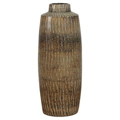 Gunnar Nylund  Vase de sol Rubus en grès de Rôrstrand en Suède années 1950