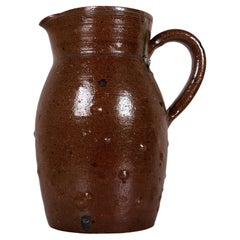 Vintage Handmade Gritstone Jug from Portugal, 1960s Serveware