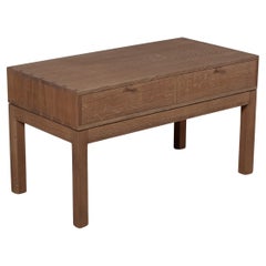 Huge Handcrafted English Oak 2 Drawer Night Stand